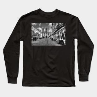 Magna Carta, Lincoln Cathedral, Black And White Long Sleeve T-Shirt